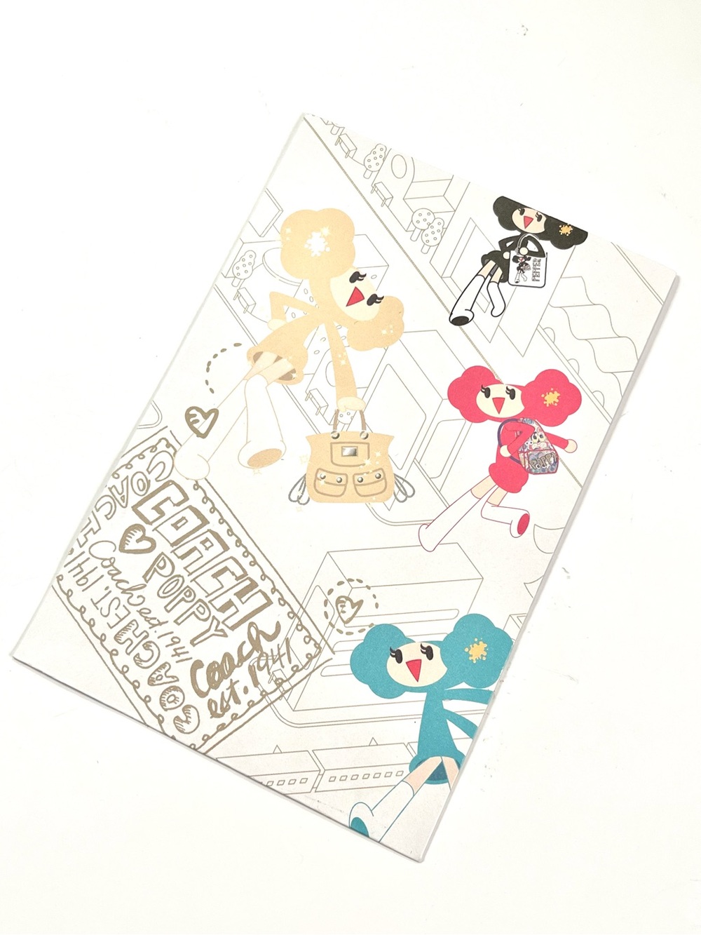 Coach Poppy Character Envelope, 2010 Japanese Promotional Novelty Item NWOT
